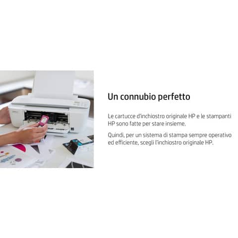 Cartuccia inkjet con inchiostro Vivera 300 HP 3 colori CC643EE